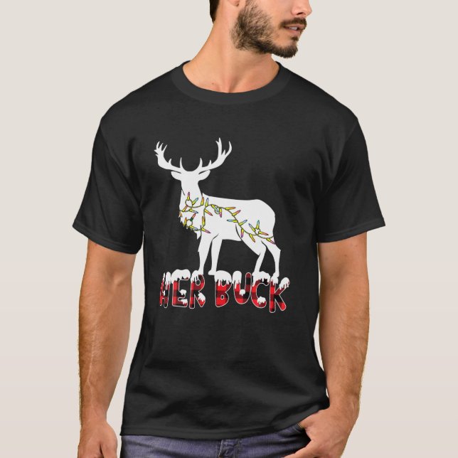 Camiseta Seu Buck Sua Rebelde Doce Xmas Pijamas Corresponde (Frente)