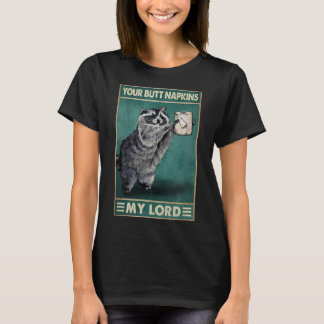 Camiseta Seu Bumbum Nápoles Meu Lorde Raccoon Tema Ativo T-
