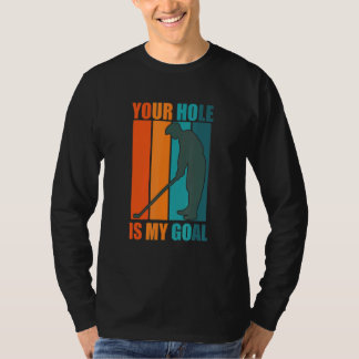 Camiseta Seu Buraco É Meu Gol Golfe