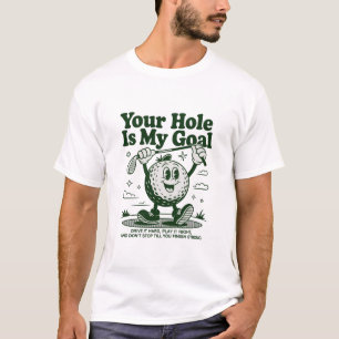 Camiseta Seu Buraco É Meu Objetivo Golfe Divertido Golfe Go