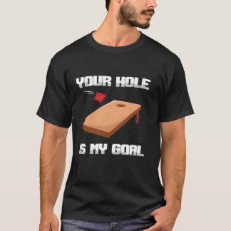 Camiseta Seu Buraco É Meu Objetivo Saco de Areia de Feijão