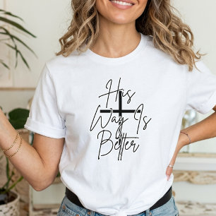 Camiseta seu caminho é melhor cristão