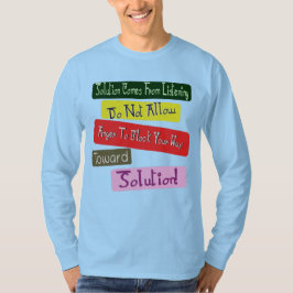 Camiseta "Seu Caminho Para A Solução" Design. Comprar Agora