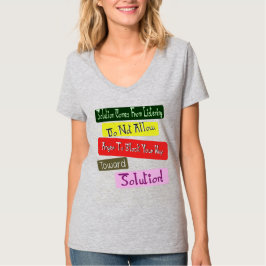 Camiseta "Seu Caminho Para A Solução" Design. Comprar Agora
