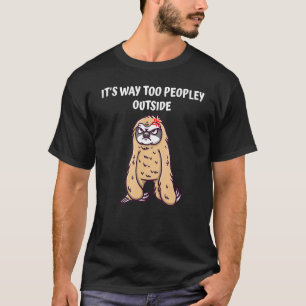 Camiseta Seu Caminho Para As Pessoas Fora Do Sarcástico Int