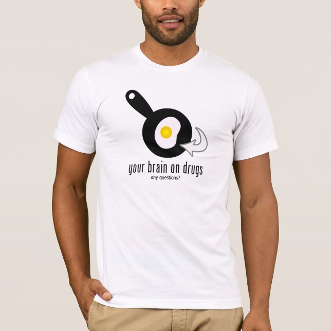 Camiseta Seu Cérebro Com Drogas (Frente)