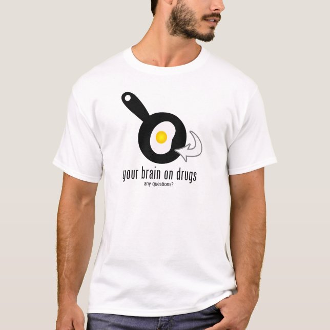 Camiseta Seu Cérebro Com Drogas (Frente)
