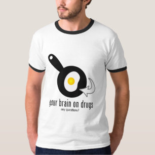 Camiseta Seu Cérebro Com Drogas