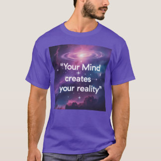 Camiseta Seu Cérebro Cria Sua Realidade Motivação presente