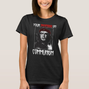 Camiseta Seu Cérebro Sobre O Comunismo (Zombie Anti-Commies