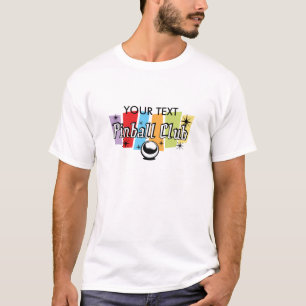 Camiseta Seu clube do Pinball retro
