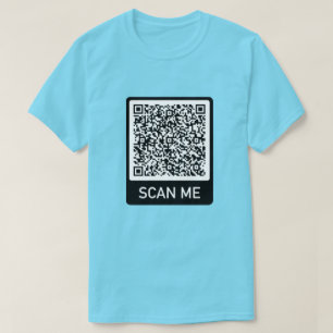 Camiseta Seu código QR me digitaliza T-Shirt engraçado pers