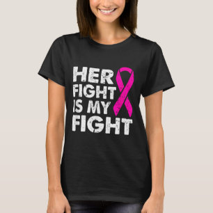 Camiseta Seu Combate Contra o Câncer de Mama Sobrevivente D
