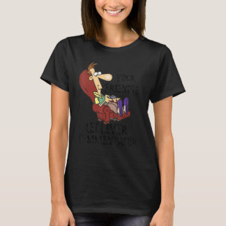 Camiseta Seu Comentador Amigável da Poltrona Reclinável