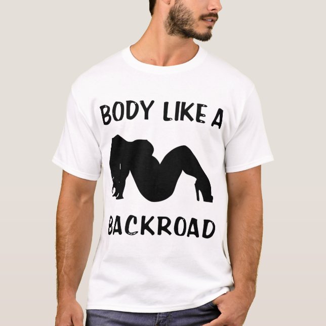 Camiseta Seu Corpo Como Uma Estrada Traseira #USAPatriotGra (Frente)