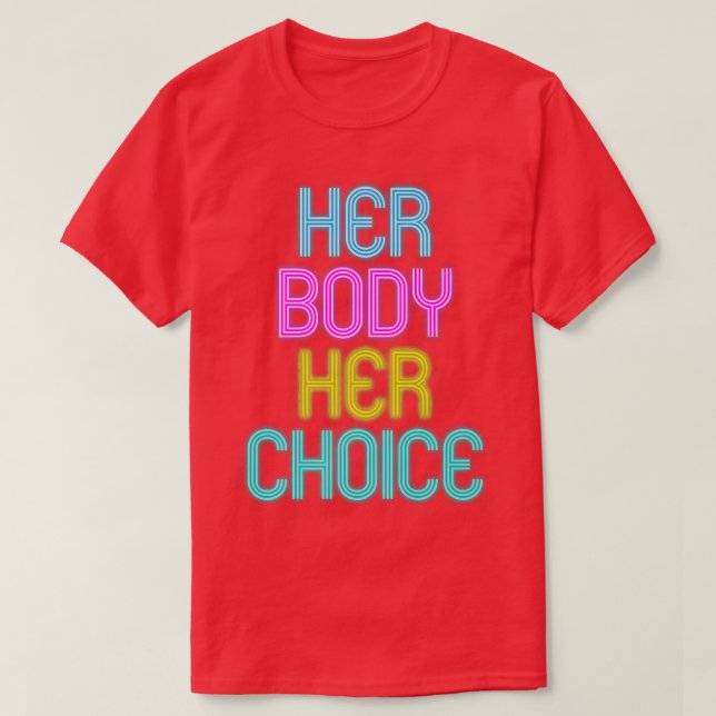 Camiseta Seu Corpo Sua Escolha Feminismo Empoderamento 268 (Frente do Design)