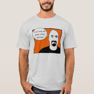Camiseta Seu couro cru fará um Poncho fino
