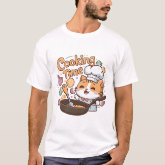 Camiseta Seu Cozinhar Time Cat