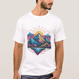 Camiseta Seu design moderno e trendy