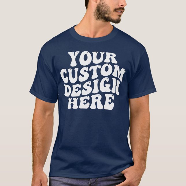 Camiseta Seu design personalizado aqui (Frente)