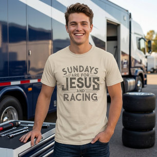 Camiseta Seu "Domingos são para Jesus e Corridas"
