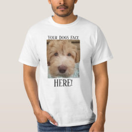 Camiseta Seu dos cães da cara t-shirt branco aqui