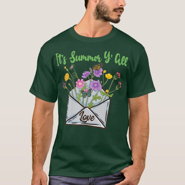 Camiseta Seu Envelope de Boho de Verão Gelado (Frente)