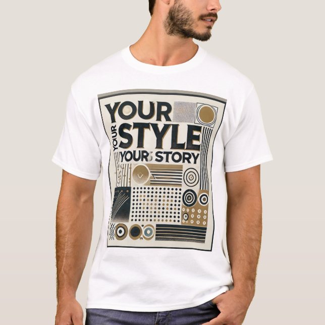 Camiseta Seu estilo sua história (Frente)