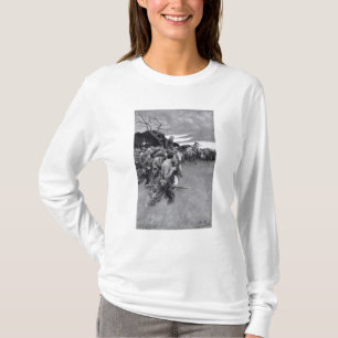 Camiseta Seu exército quebrou acima weeping e sobbing