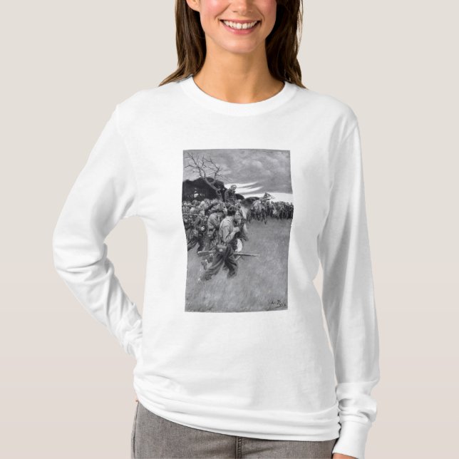 Camiseta Seu exército quebrou acima weeping e sobbing (Frente)