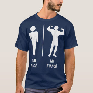 Camiseta Seu Fiance Meu Frio Funny Bodybuilder Gym Trabalha
