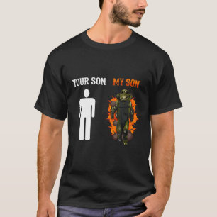 Camiseta Seu Filho Meu Filho Bomba Esquadrão Engenheiro Mil