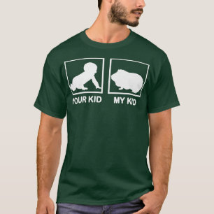 Camiseta Seu filho, minha cobaia engraçada, para as mulhere