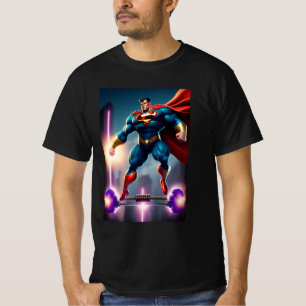 Camiseta Seu Herói Interior com Superforça Levante e Thor