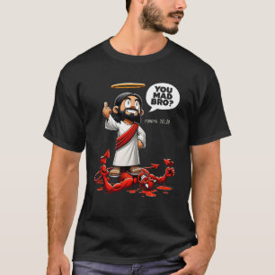 Camiseta Seu Irmão Jesus Romano 16 20 Cristão Engraçado Mem