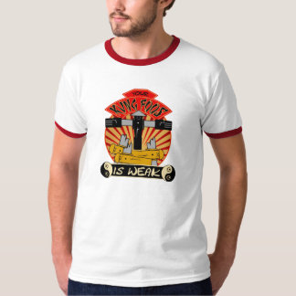 Camiseta Seu Kung Foos é T fraco do wringer