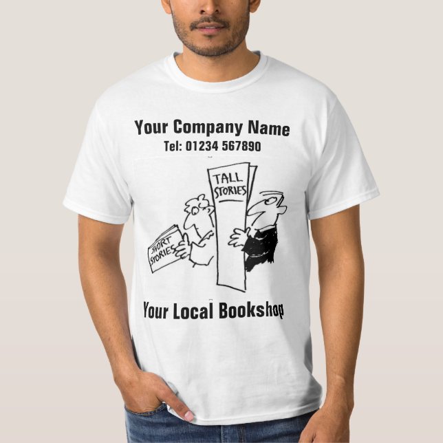 Camiseta Seu Livraria local ou Vendedor de livros (Frente)
