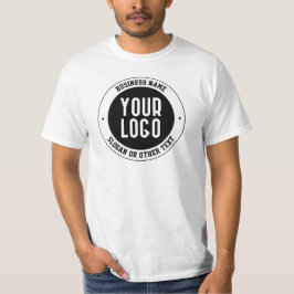Camiseta Seu logotipo ou design de negócios | Texto editáve