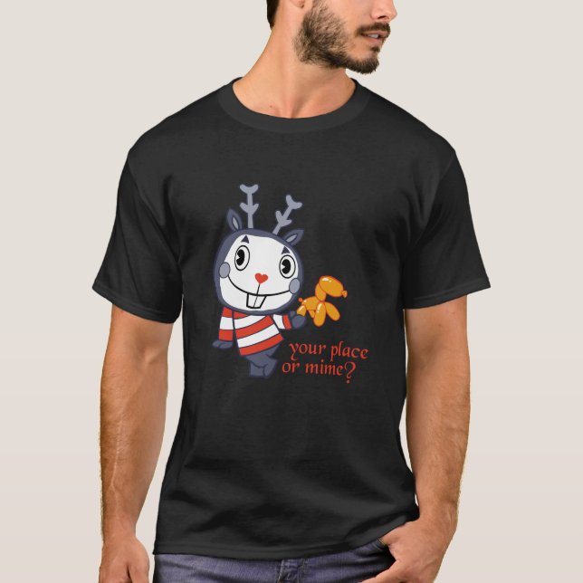 Camiseta Seu lugar ou Mime? (Frente)