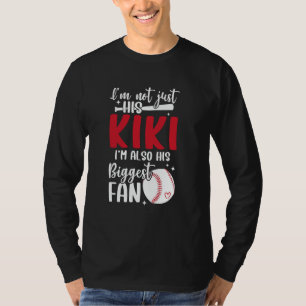 Camiseta Seu Maior Fã de Beisebol Kiki de um Jogador de Bei