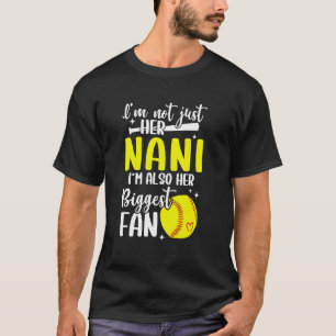Camiseta Seu Maior Fã de Softball Nani de um Jogador de Sof