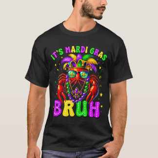Camiseta Seu Mardi Gras Bruh Roupa de Lagostim Divertida Me