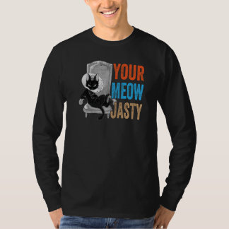 Camiseta Seu Meow-Jasty - Piadas de Gato Engraçadas - Amant