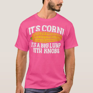 Camiseta Seu Milho É Grande Com Botões Engraçados Corno De