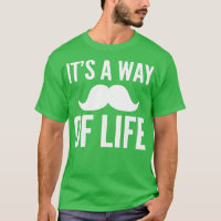 Seu modo de vida Mustache Lover Gift