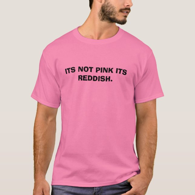 CAMISETA SEU NÃO ROSA SEU AVERMELHADO (Frente)