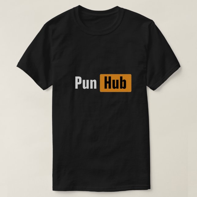 Camiseta Seu nome é Pun Hub Meme Design T Shirt (Frente do Design)