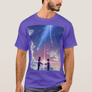 Camiseta Seu nome (Kimi no na wa) anime T-Shirt