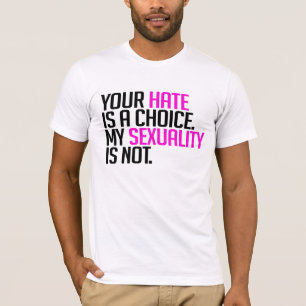 Camiseta Seu ódio é uma escolha