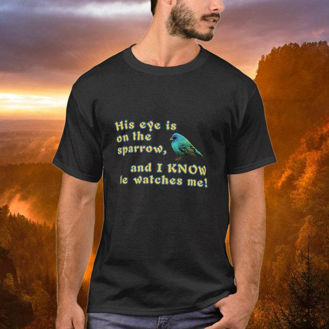 Camiseta Seu Olho Está Na Bíblia Moderna De Esparrão. (Criador carregado)